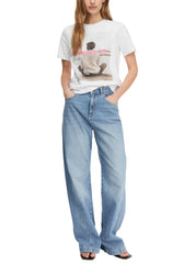 T-Shirt aus Baumwollmix