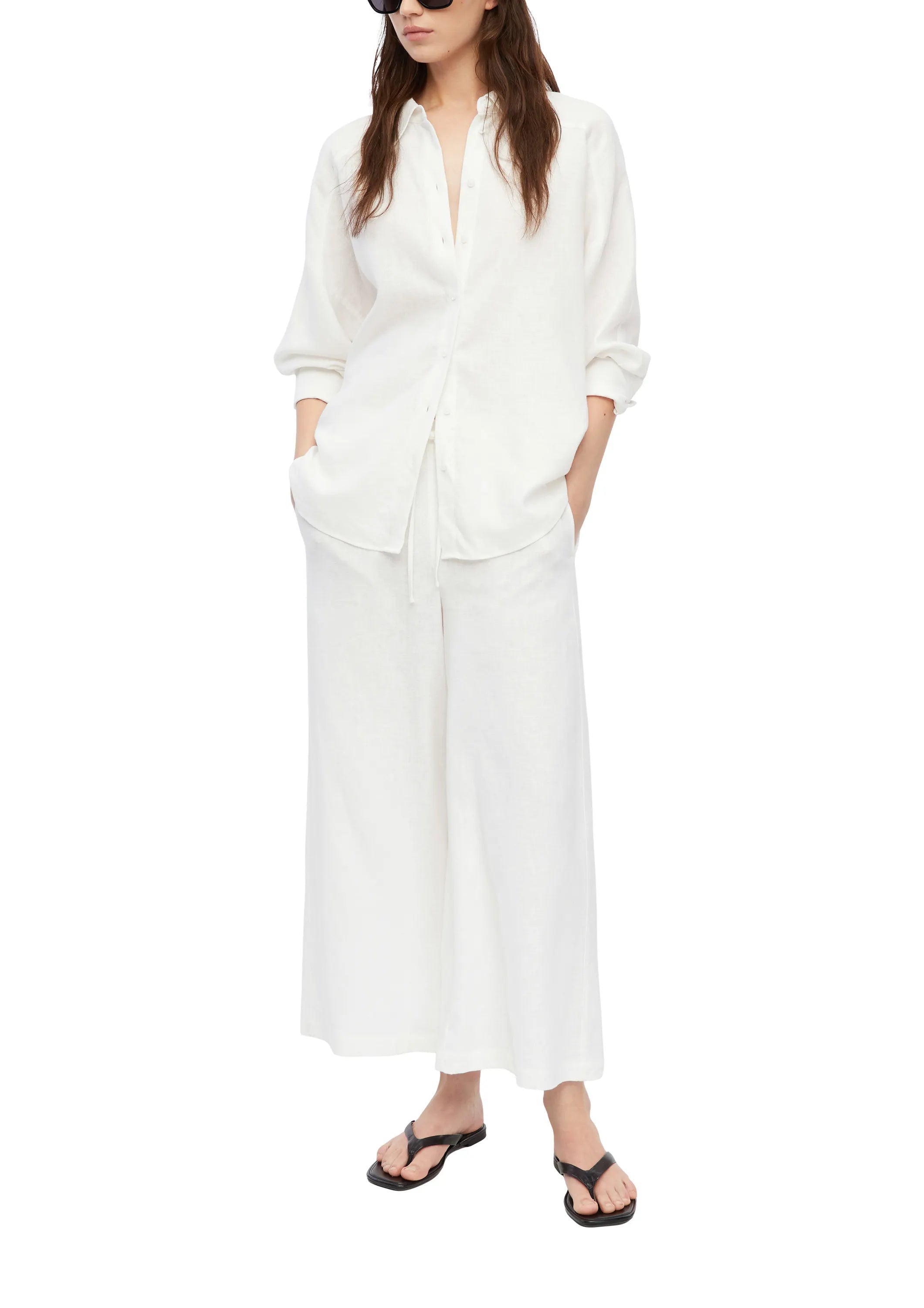 Leinenbluse Relaxed Fit