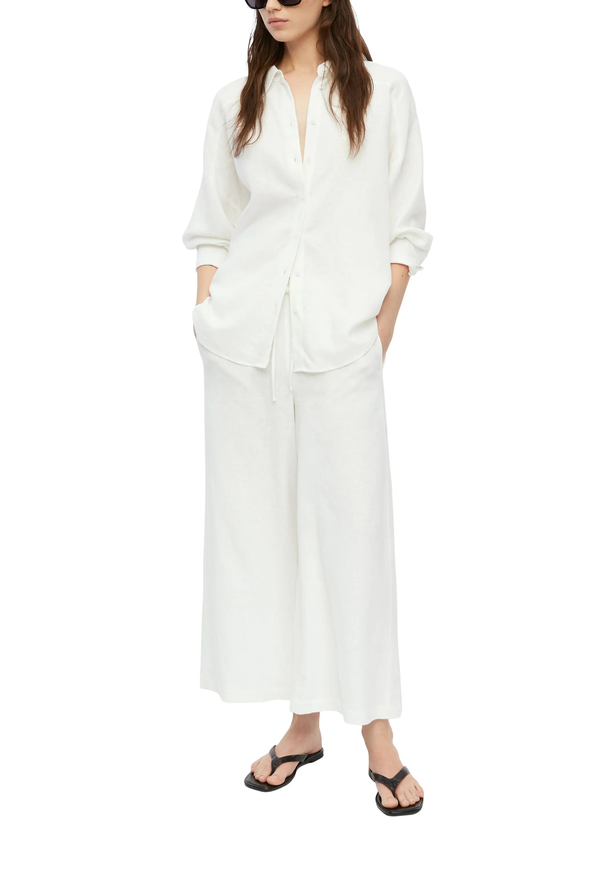 Leinenbluse Relaxed Fit