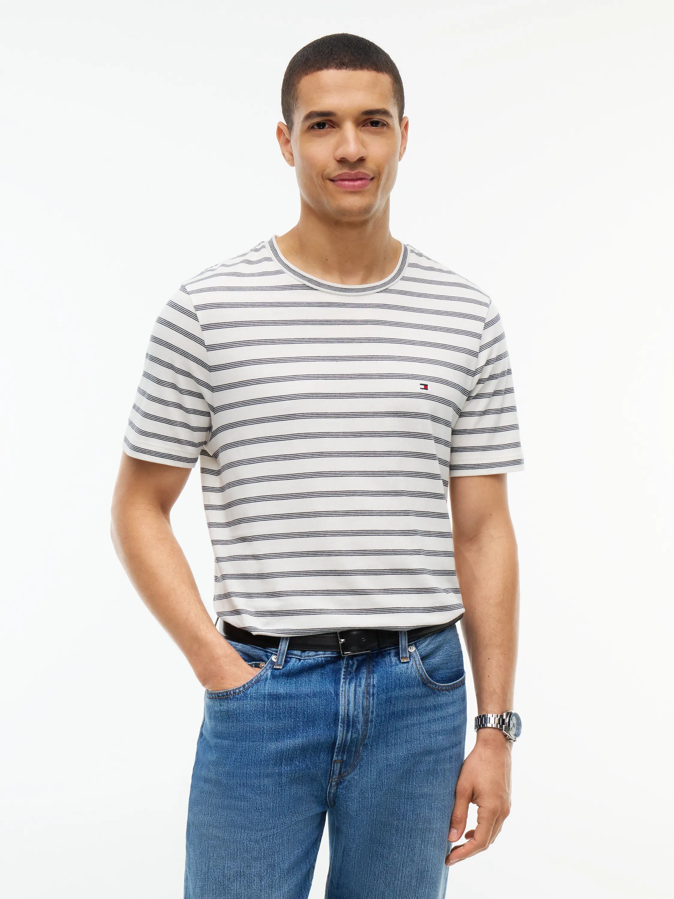 T-Shirt gestreift Regular Fit
