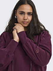 Sweatshirt CARFEMME aus Baumwollmix