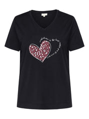 T-Shirt aus Modalmix