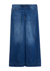 Culotte-Jeans Wide Leg