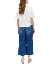 Culotte-Jeans Wide Leg