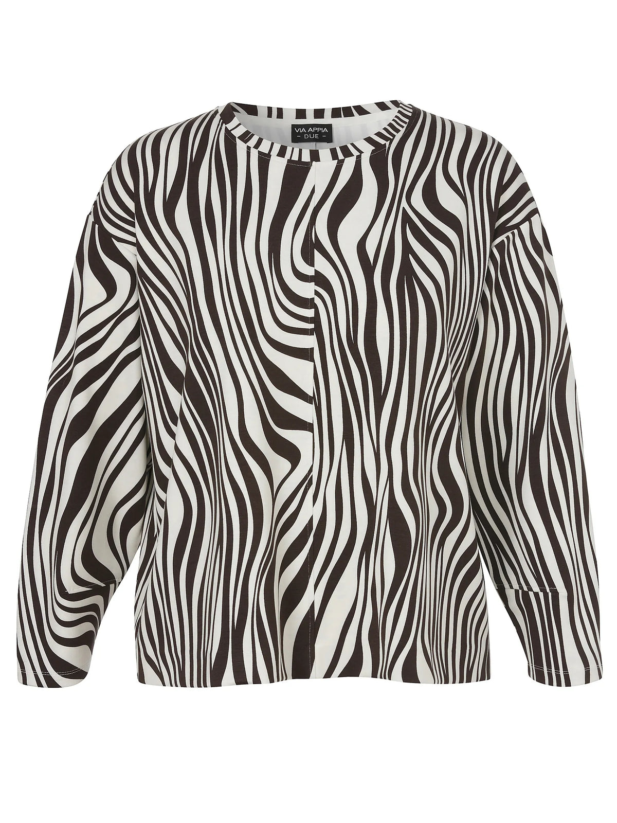 Sweatshirt mit Zebra-Print