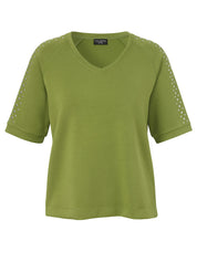 Sweatshirt mit Halbarm