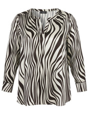 Bluse mit Zebra-Musterung