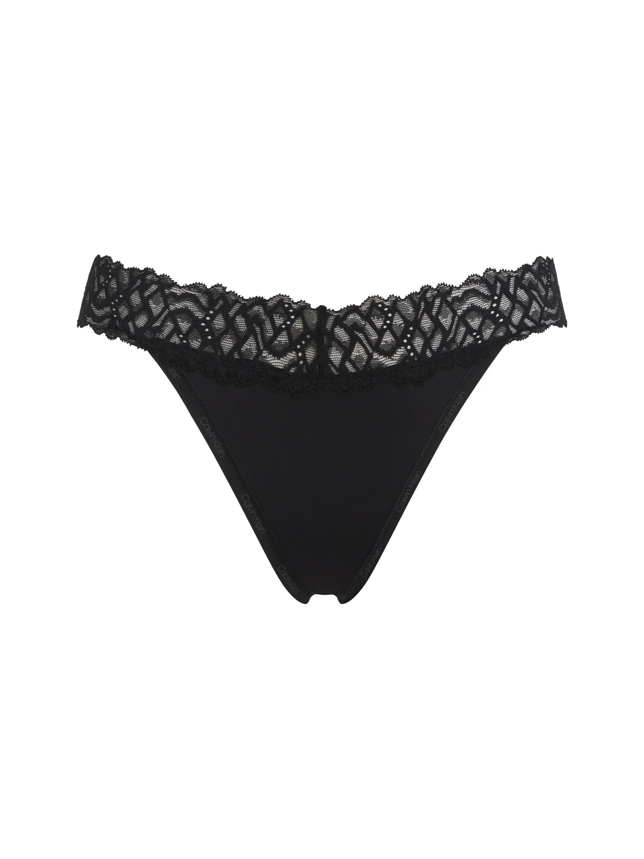 Thong mit Spitzendetails