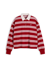 Rugby-Poloshirt aus Baumwolle