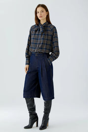 Schluppenbluse Relaxed Fit