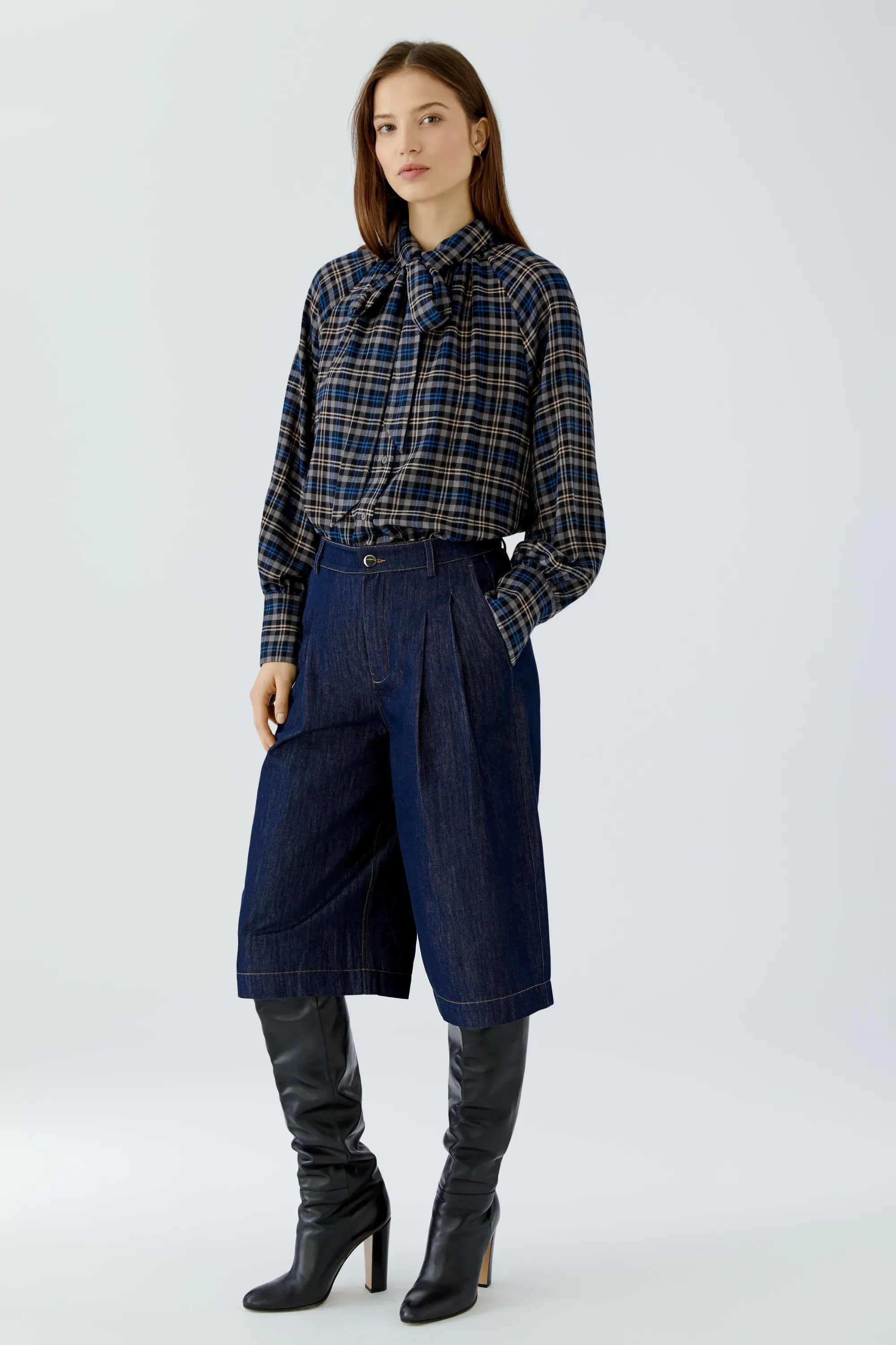 Schluppenbluse Relaxed Fit