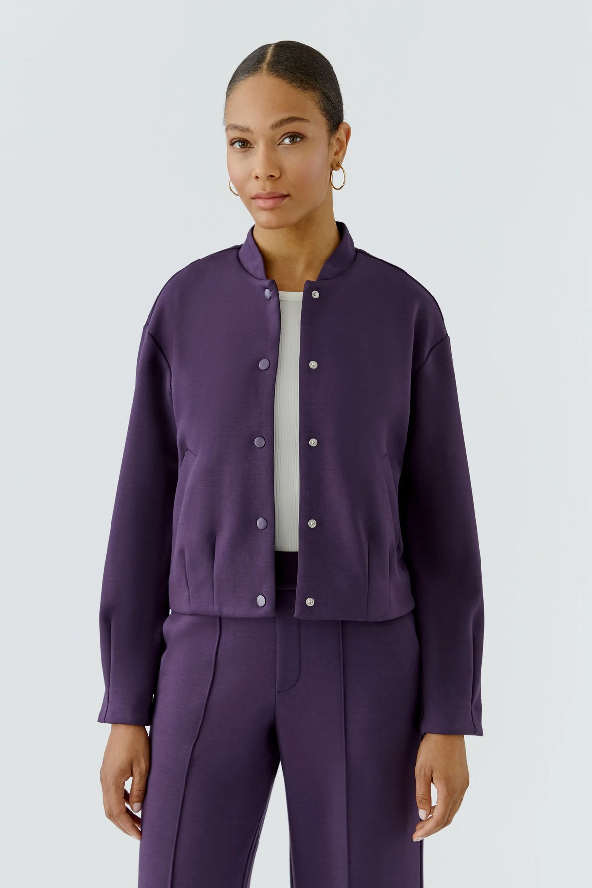 Blousonjacke mit Stehkragen