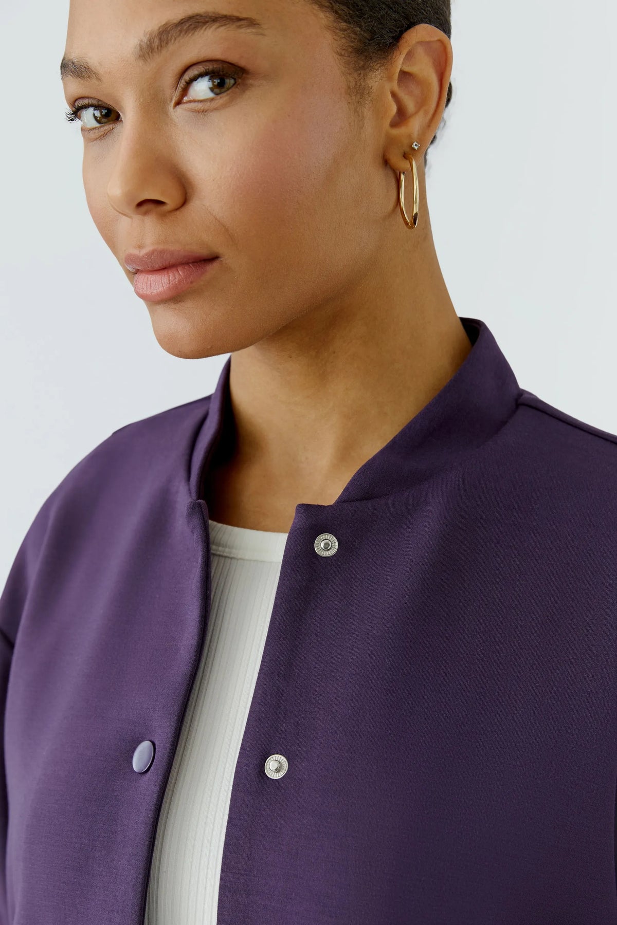 Blousonjacke mit Stehkragen