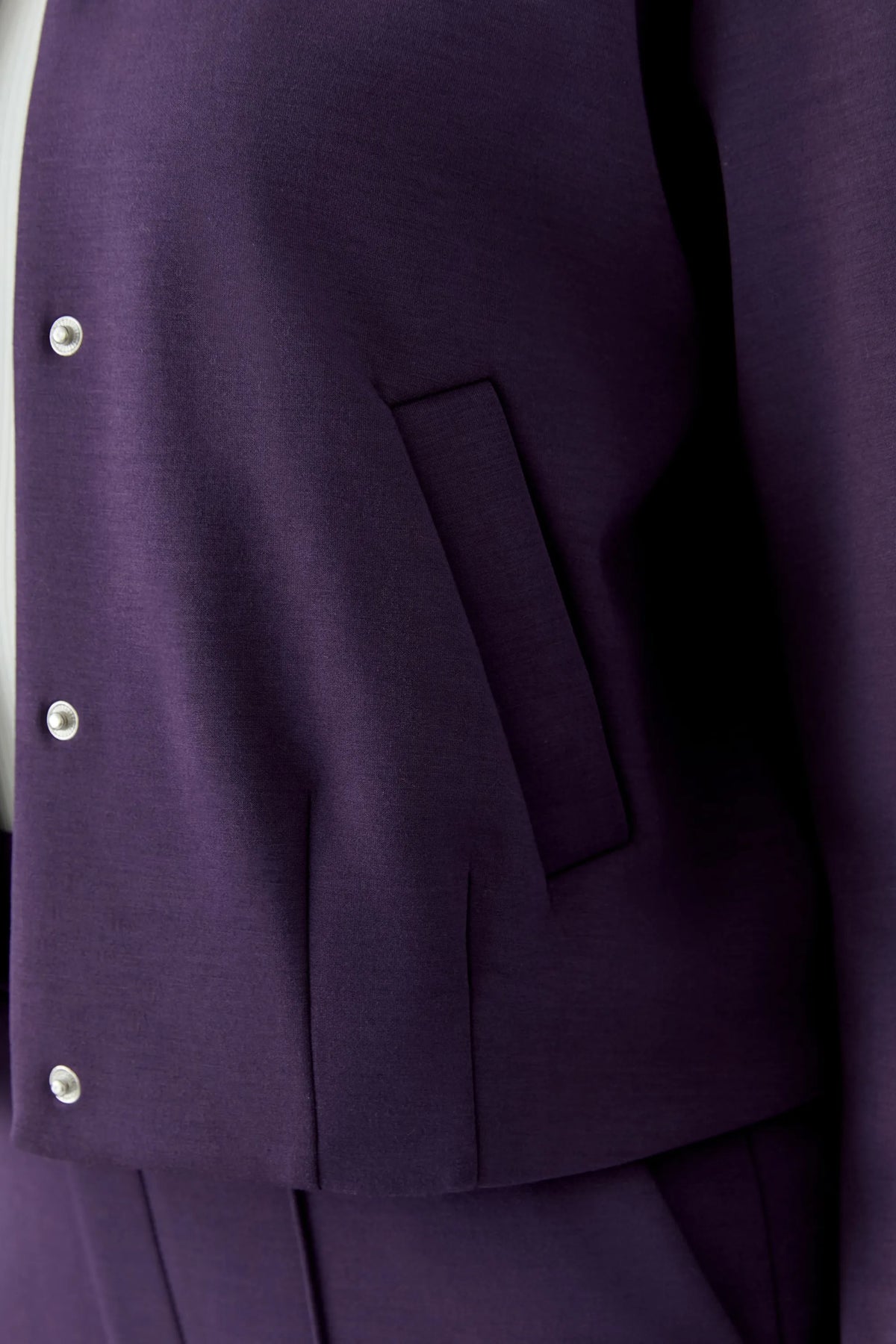 Blousonjacke mit Stehkragen