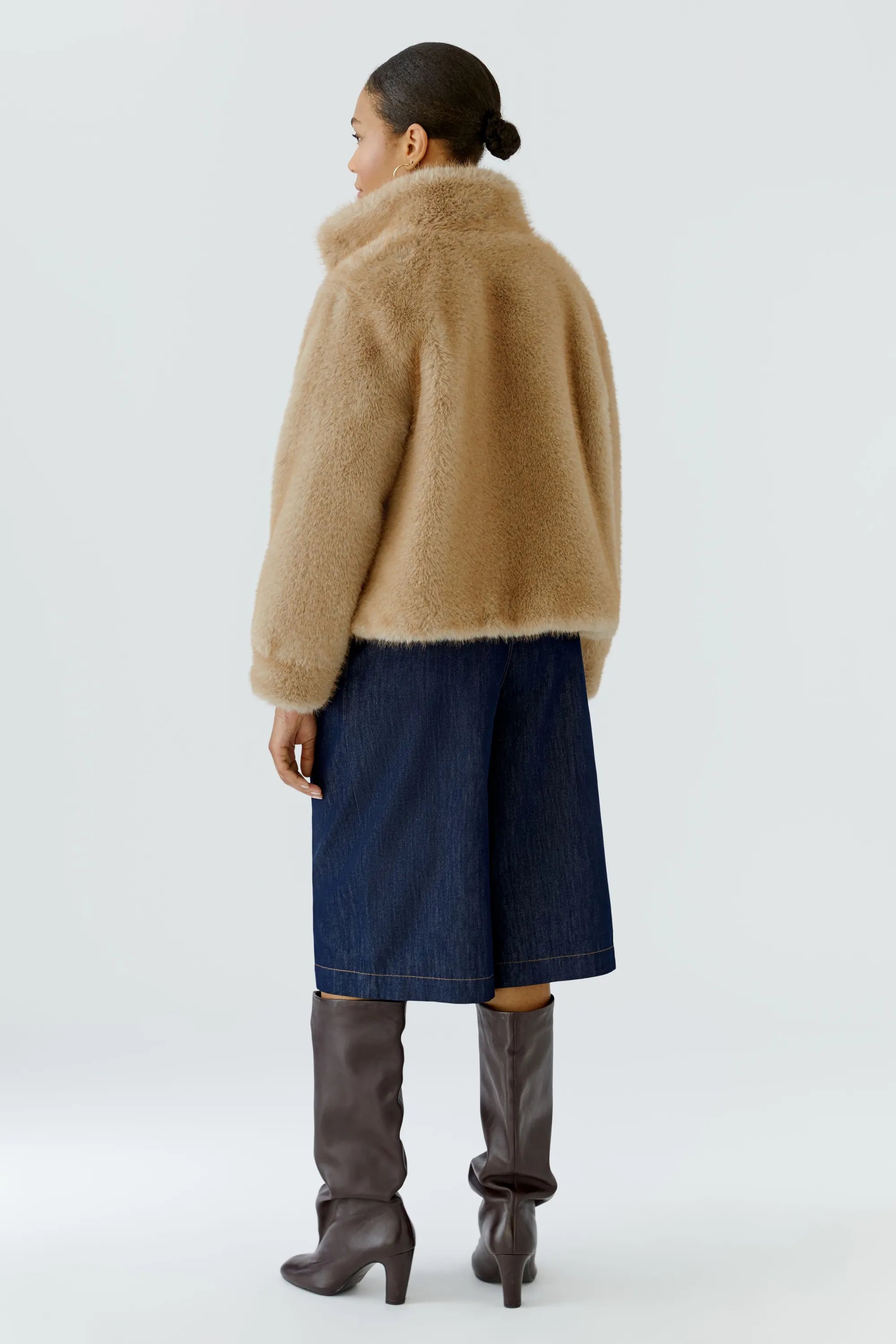 Kuscheljacke aus Kunstfell