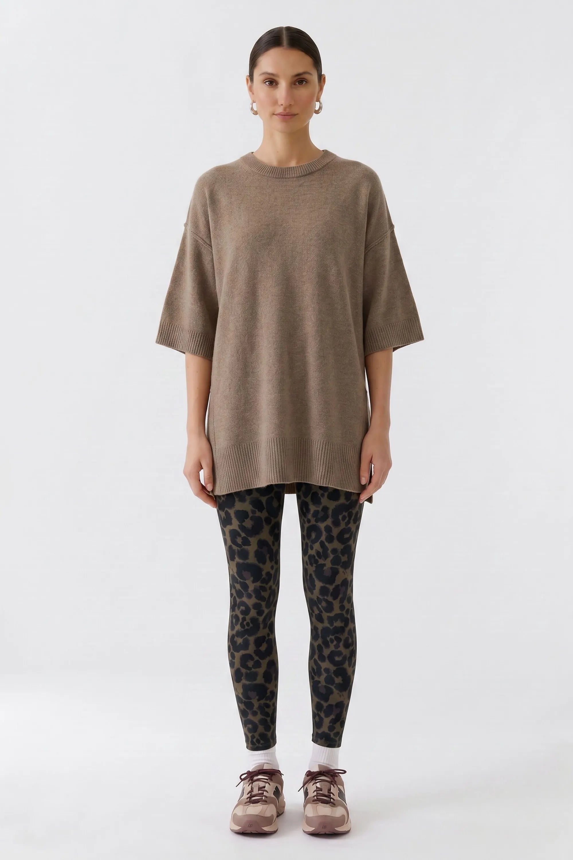 Leggings mit Leoprint