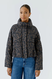 Pufferjacke mit Stehkragen