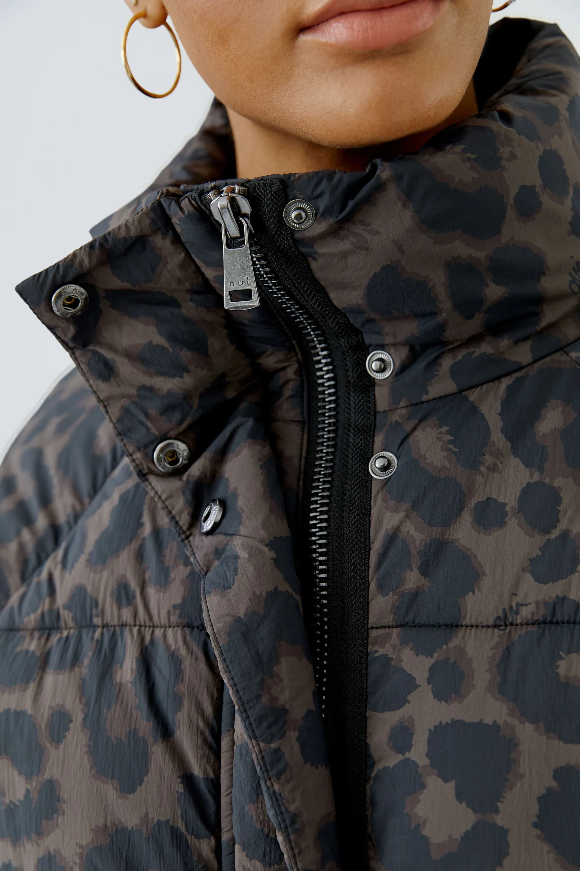 Pufferjacke mit Stehkragen
