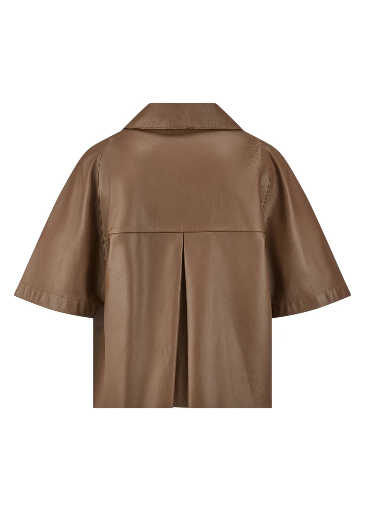 Overshirt aus Leder