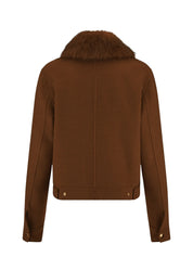 Übergangsjacke aus Wollmix