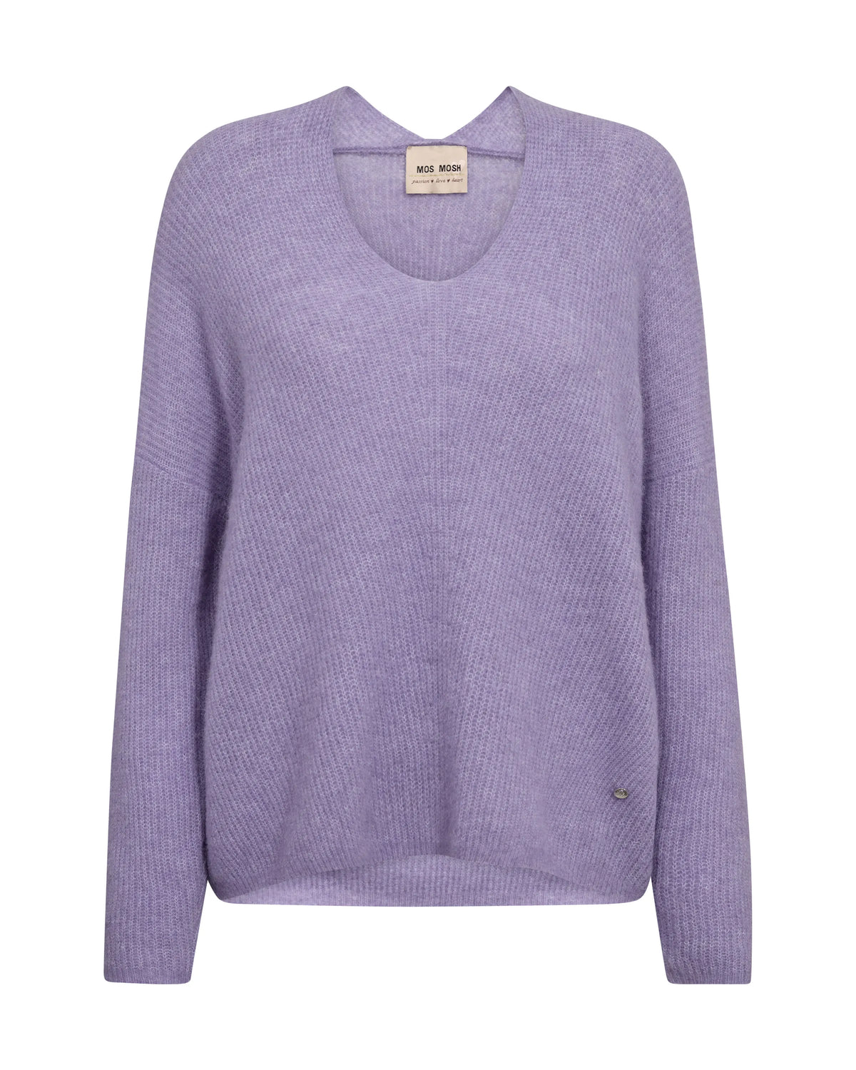 Strickpullover mit V-Ausschnitt