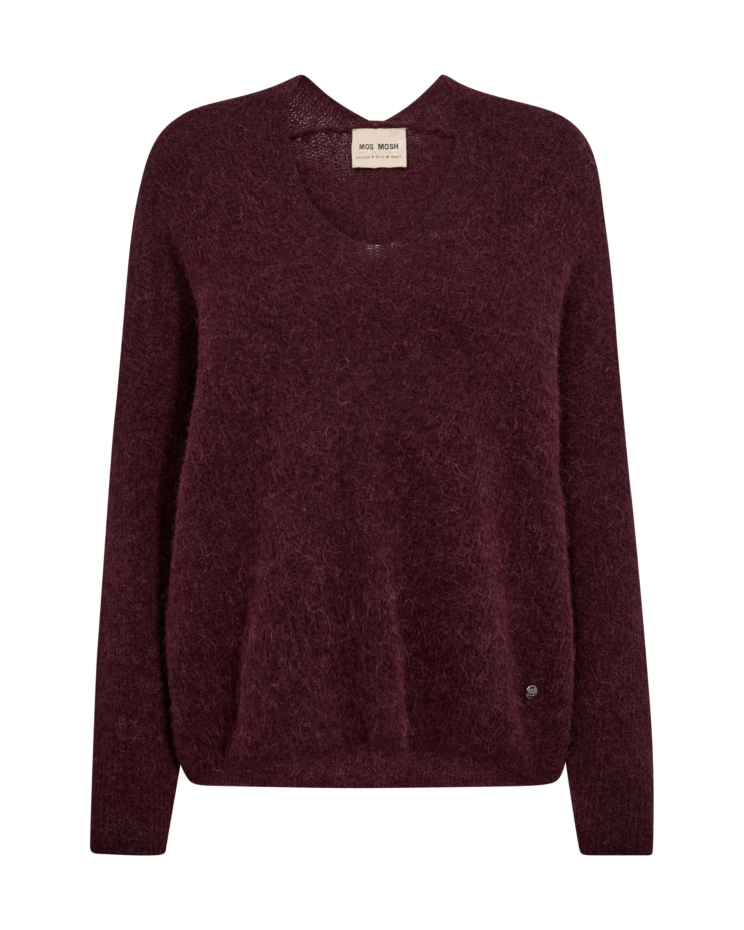 Strickpullover mit V-Ausschnitt