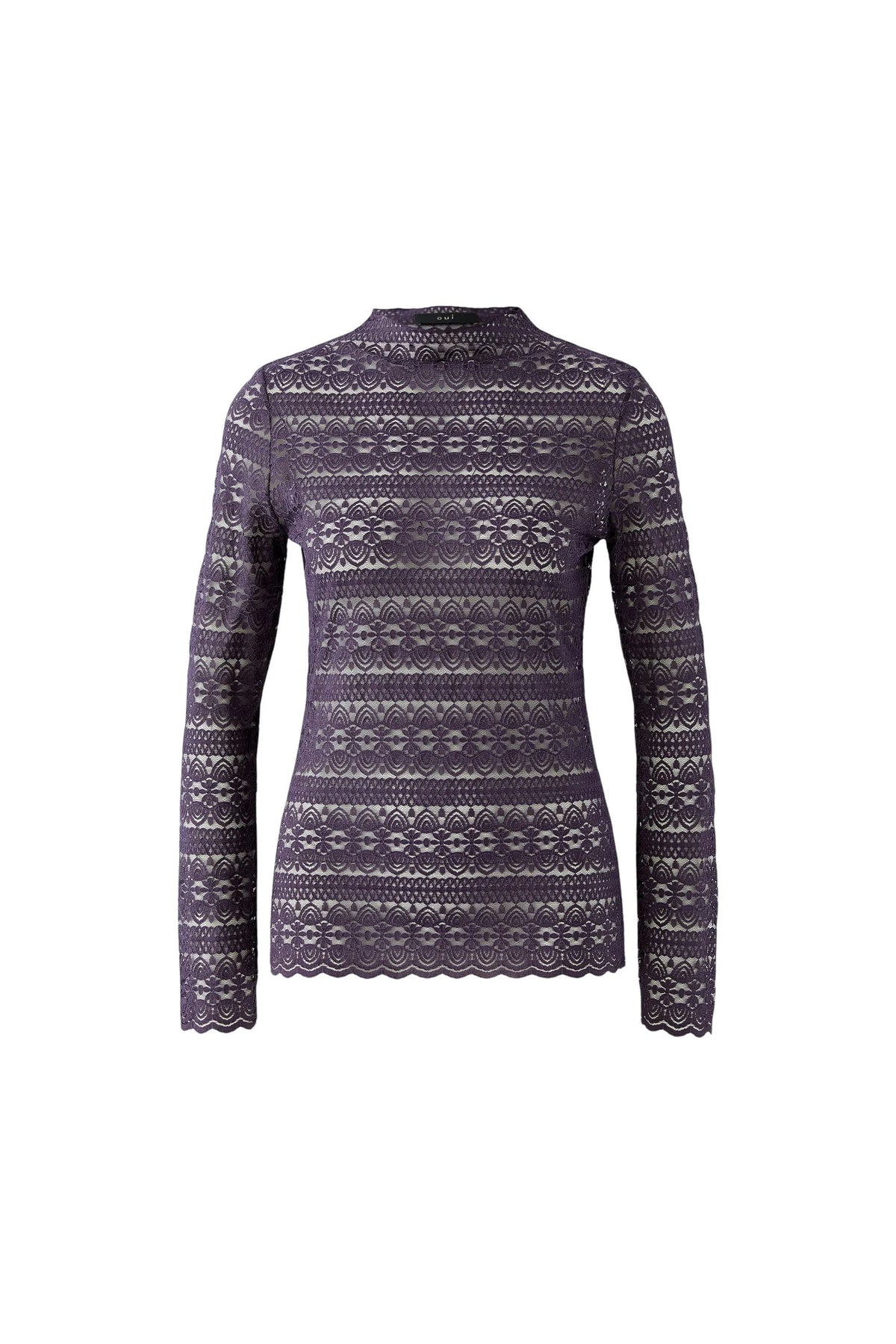 Langarmshirt aus Spitze