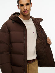Daunenjacke mit Kapuze
