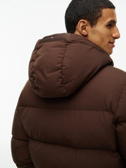 Daunenjacke mit Kapuze