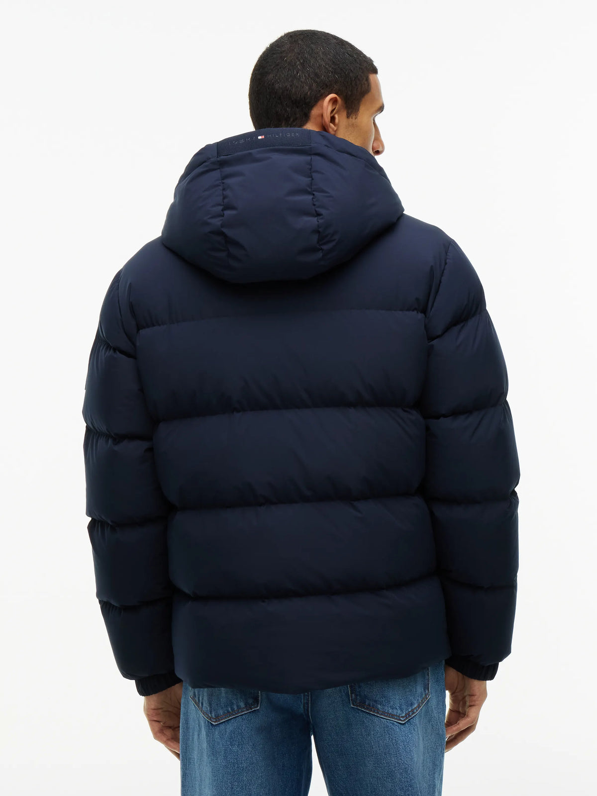 Daunenjacke mit Kapuze