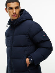 Daunenjacke mit Kapuze