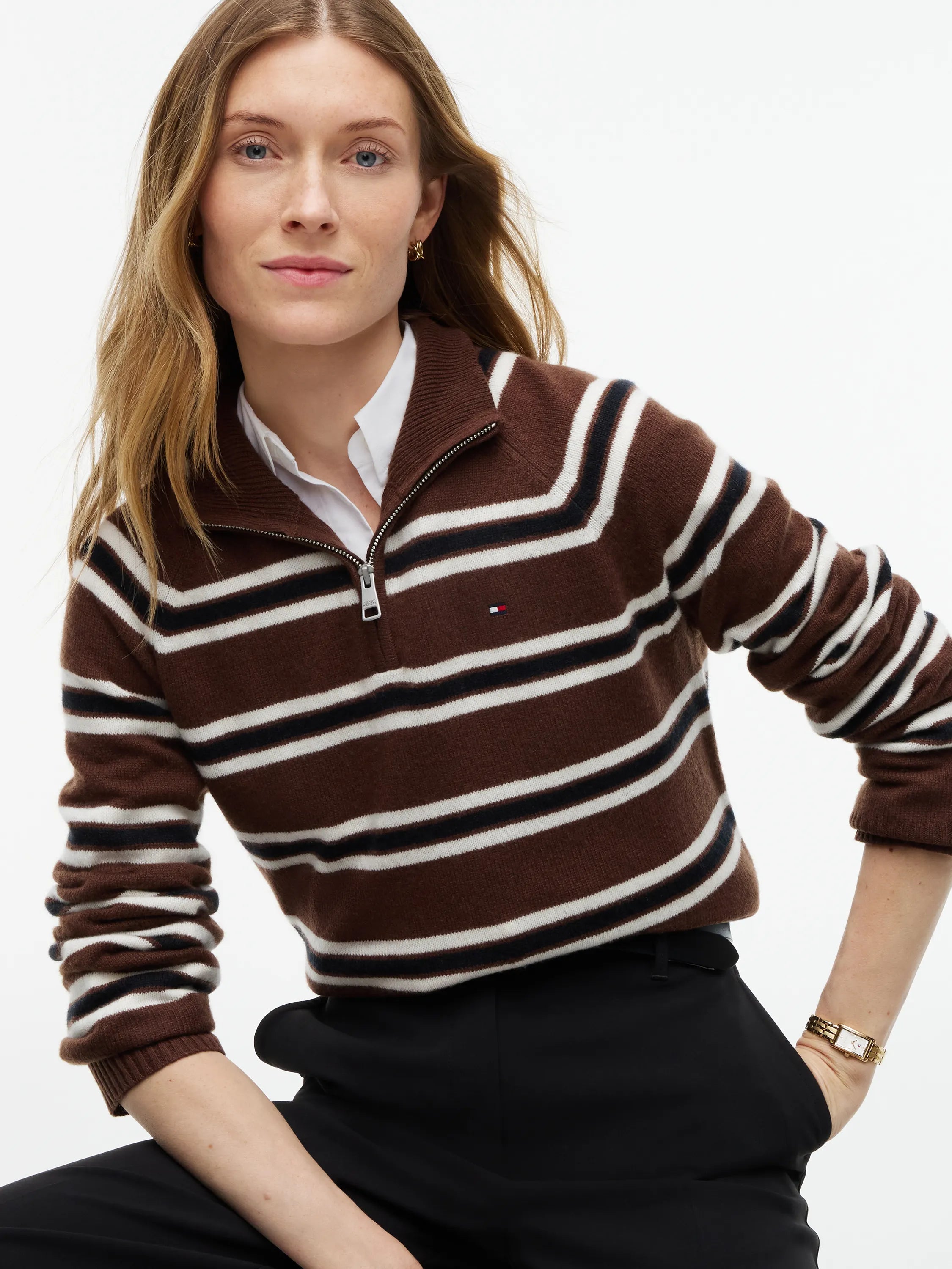 Strickpullover aus Wolle