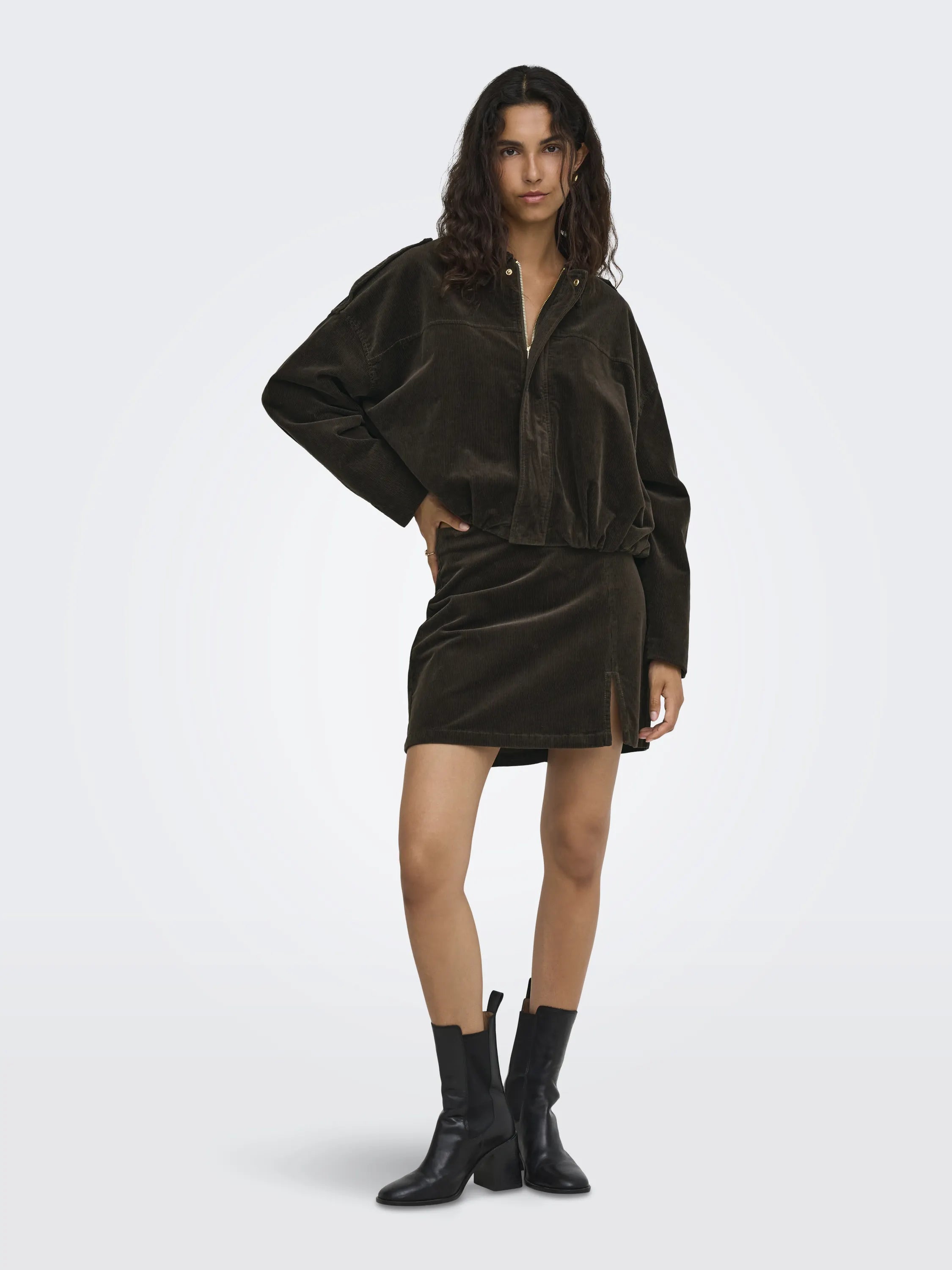 Cordjacke Relaxed Fit