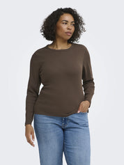 Langarmshirt VAL aus Rippstrick