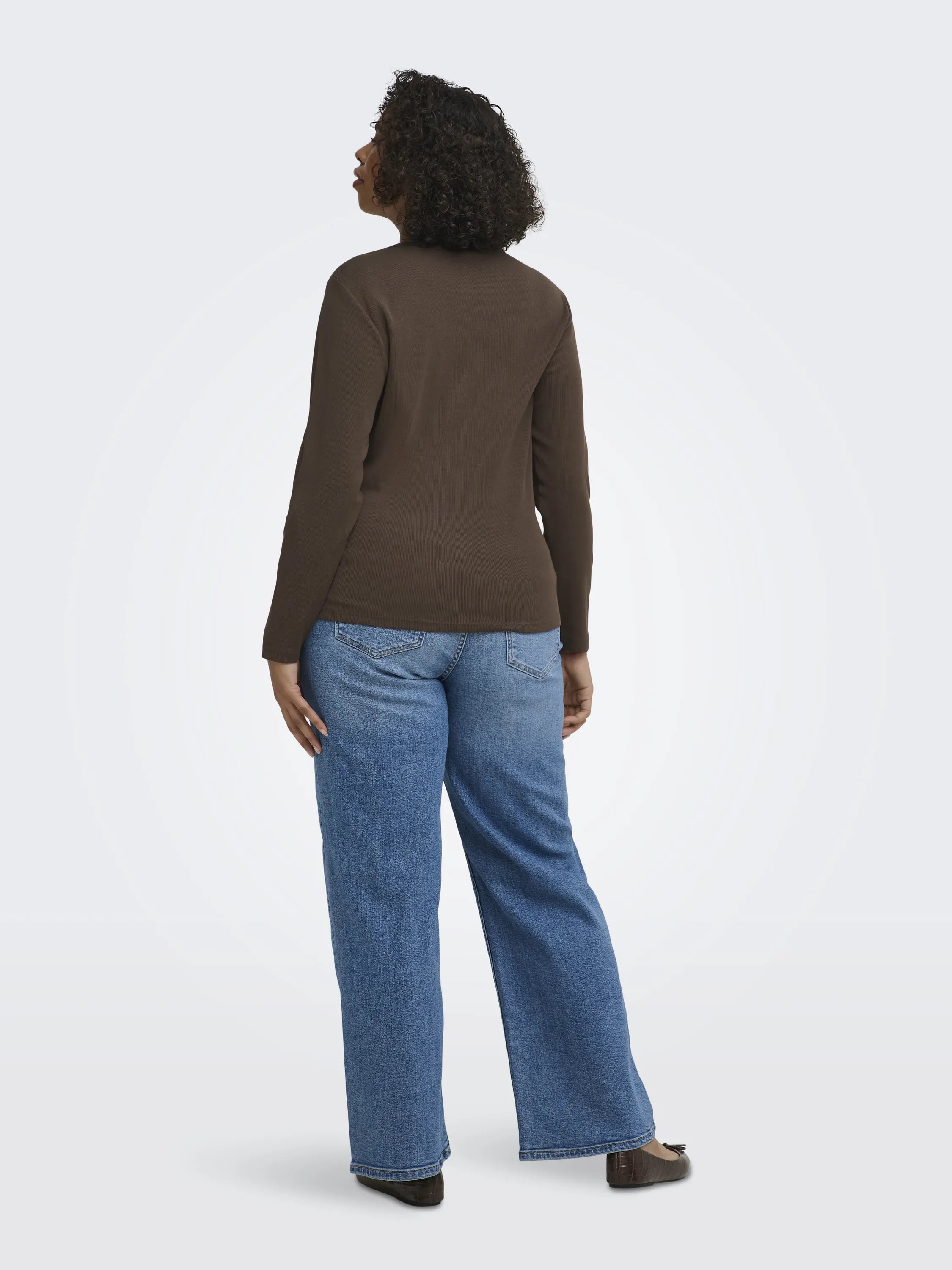 Langarmshirt VAL aus Rippstrick