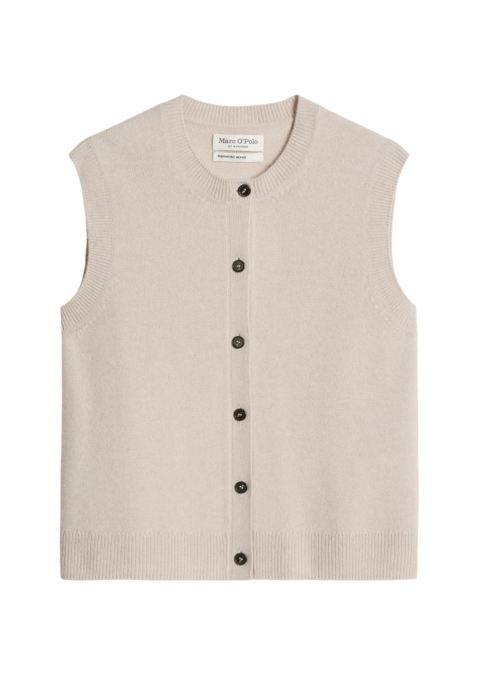 Strick-Cardigan aus Schurwolle