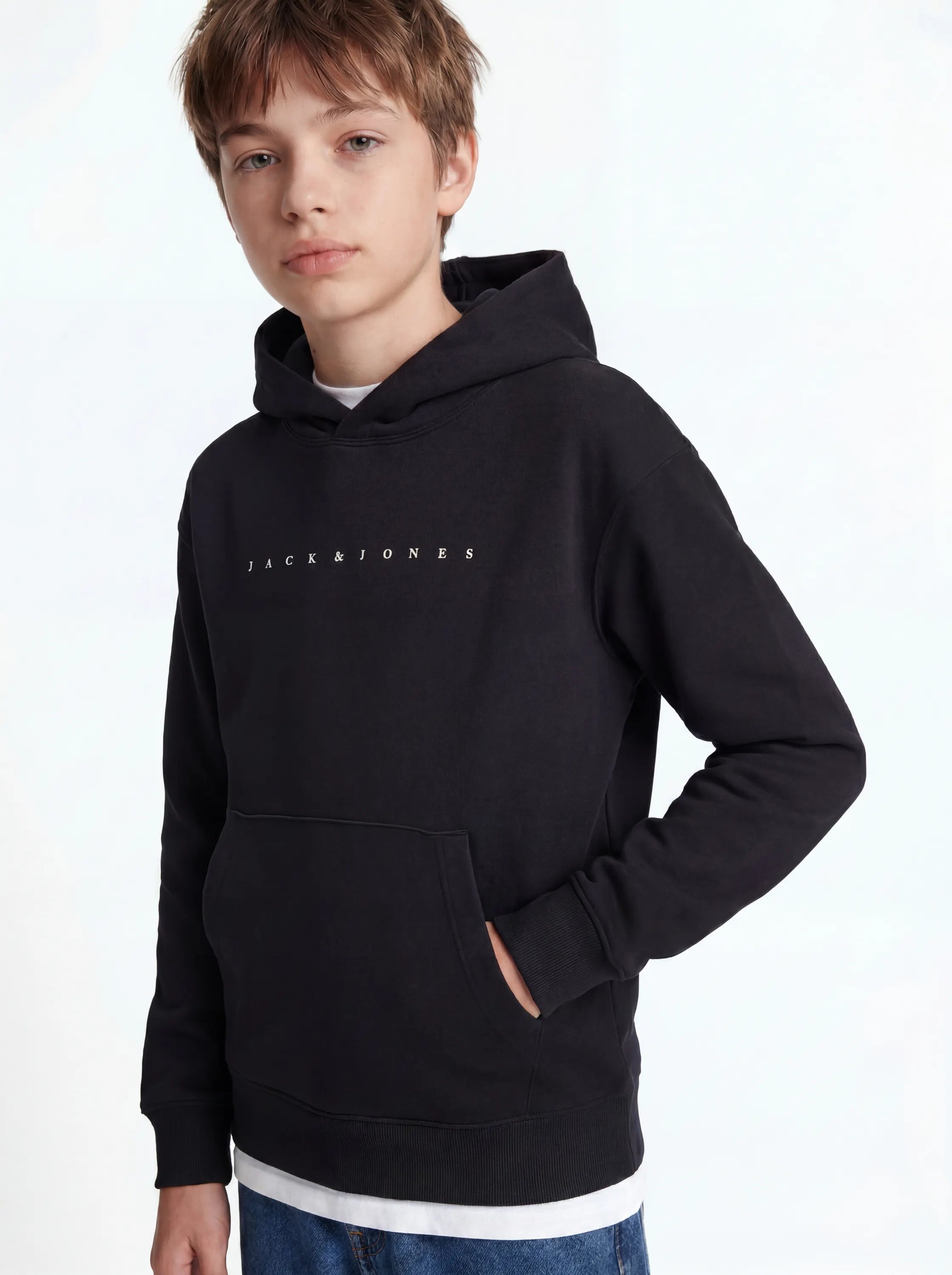 Sweathoodie mit Logoprint