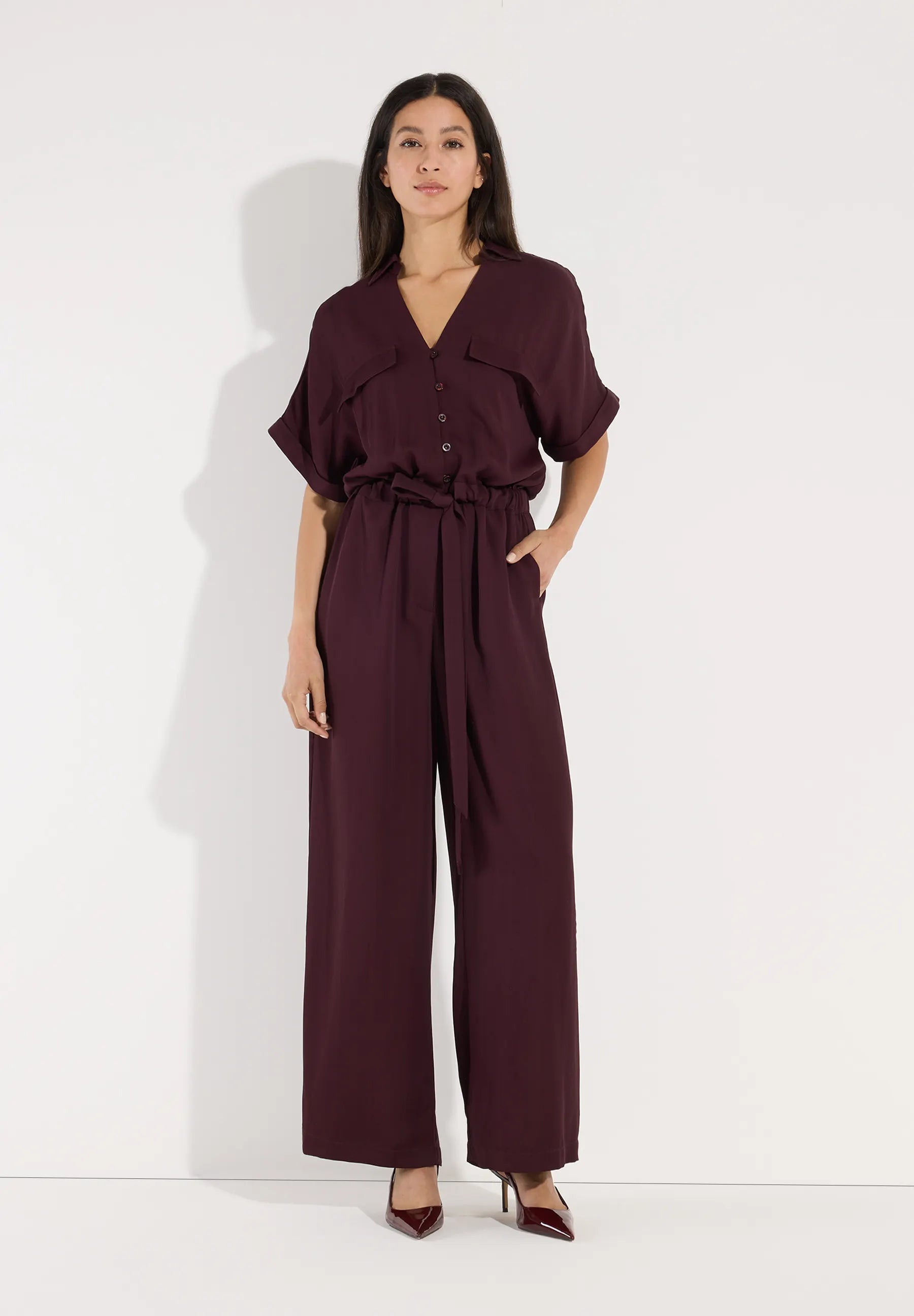Jumpsuit aus Viskosemix