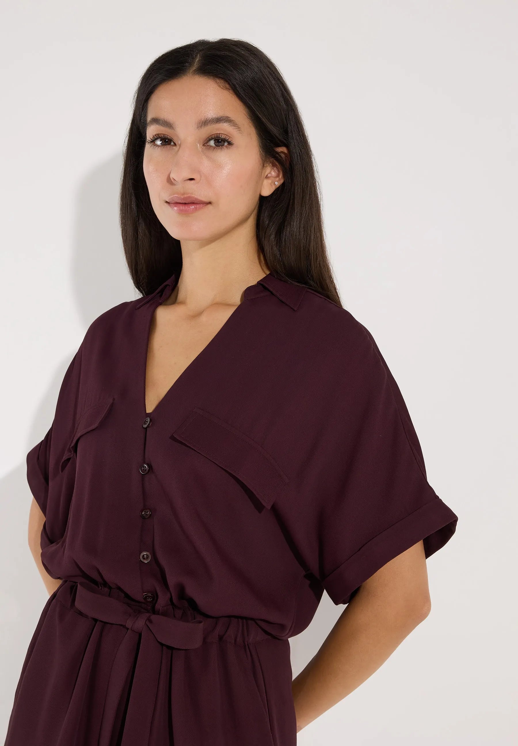 Jumpsuit aus Viskosemix