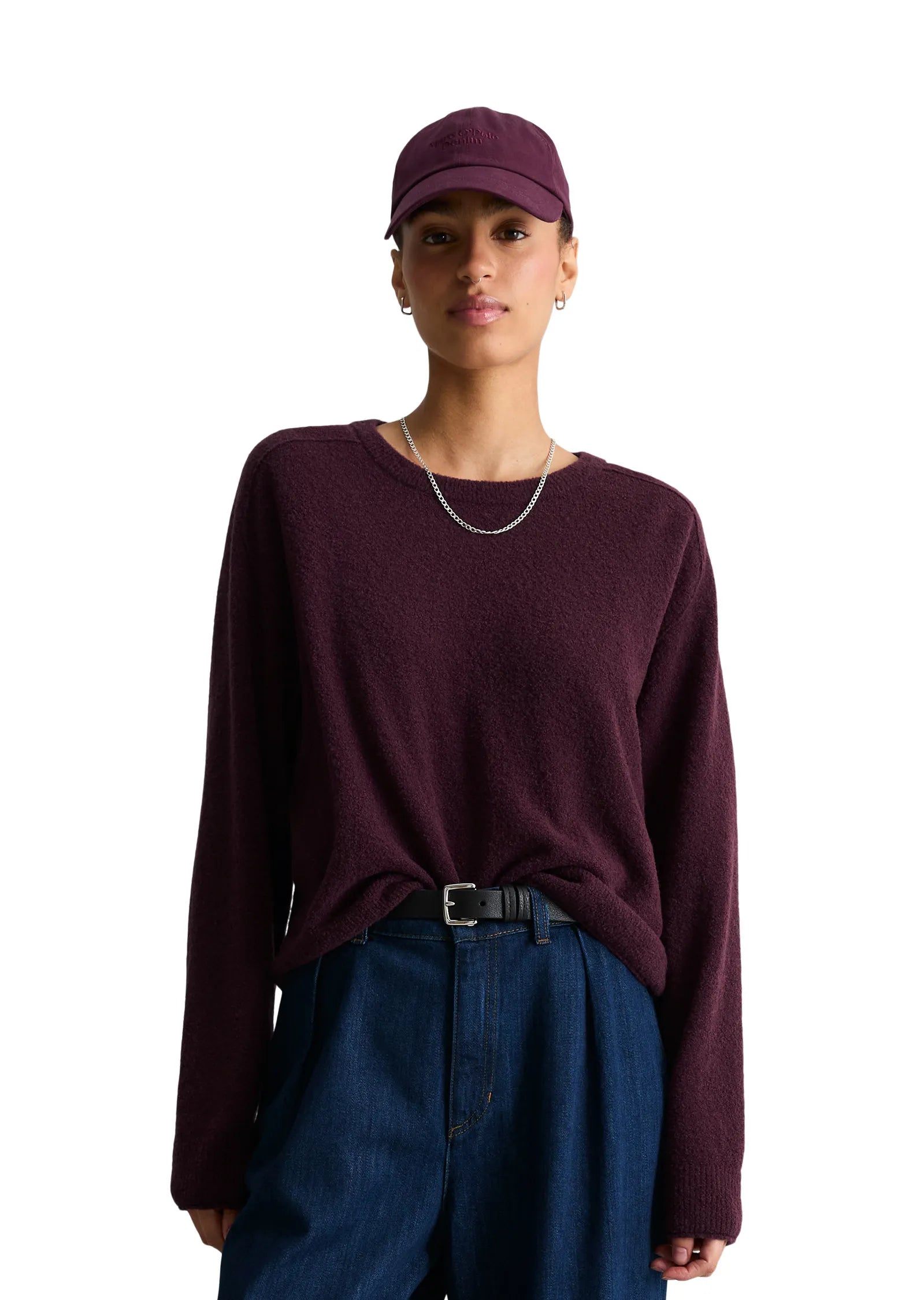 Strickpullover aus Schurwollmix