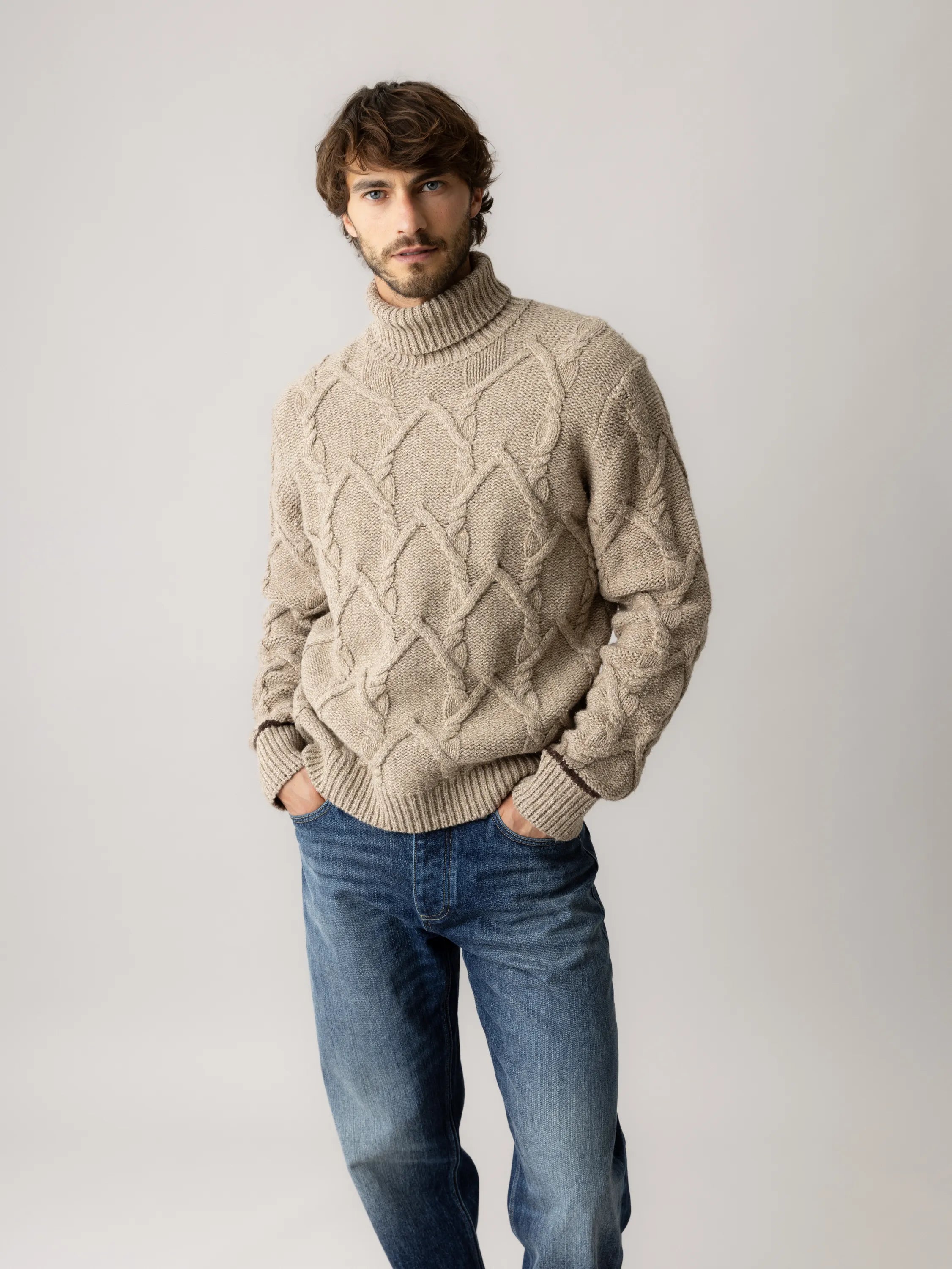 Strick-Rollkragenpullover BARNIE
