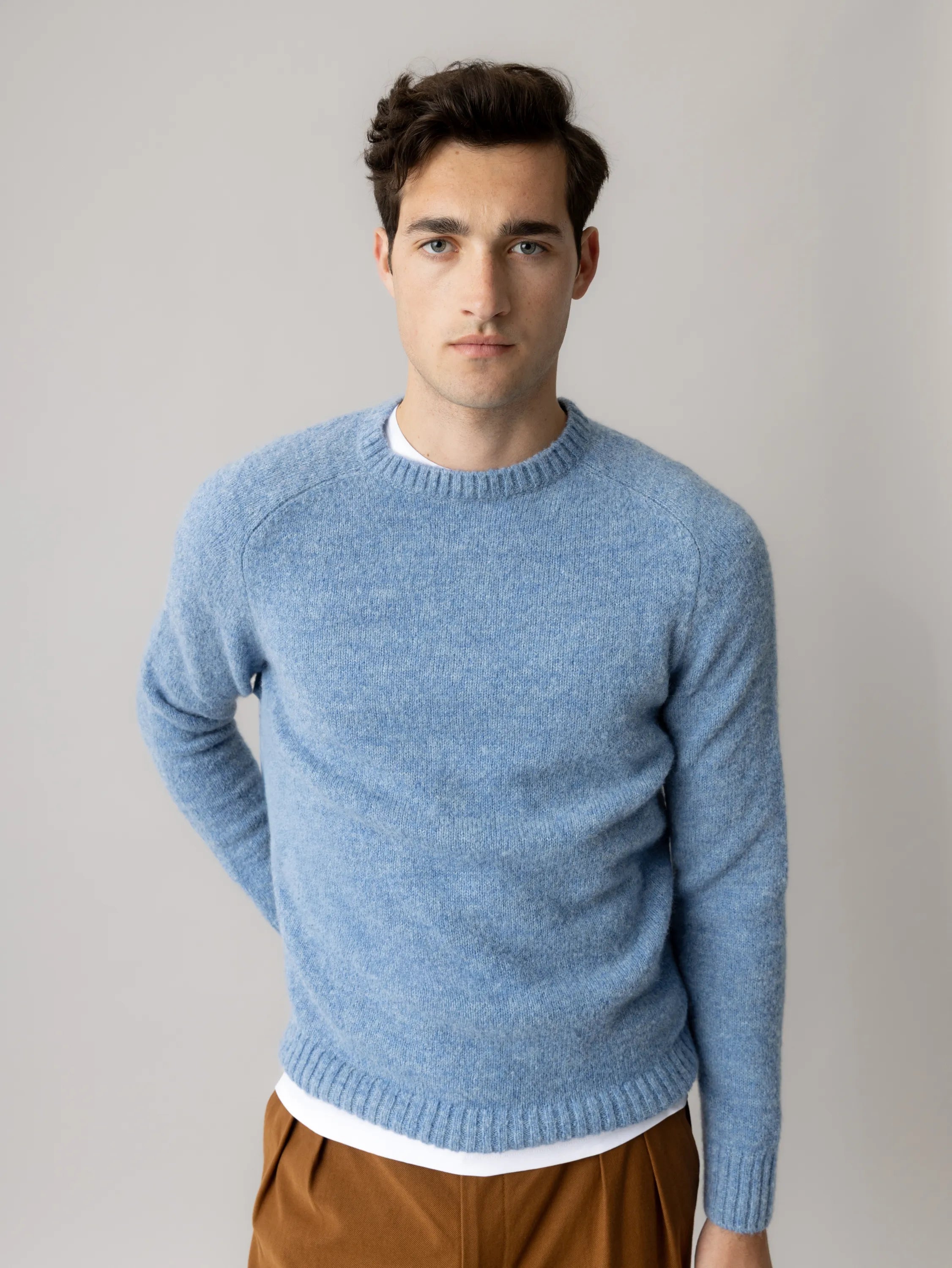 Strickpullover aus Wollmix
