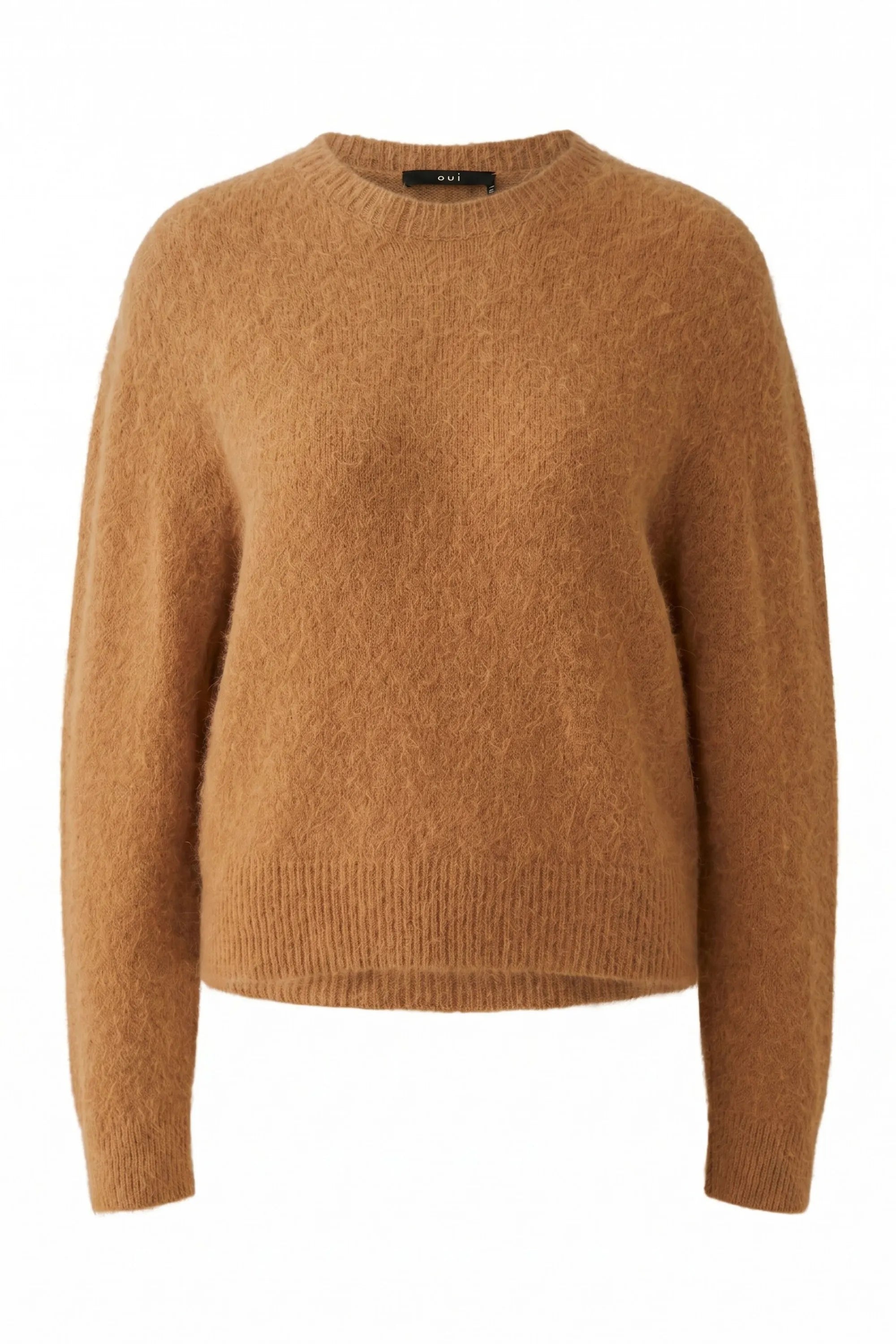 Strickpullover mit Rundhalsausschnitt