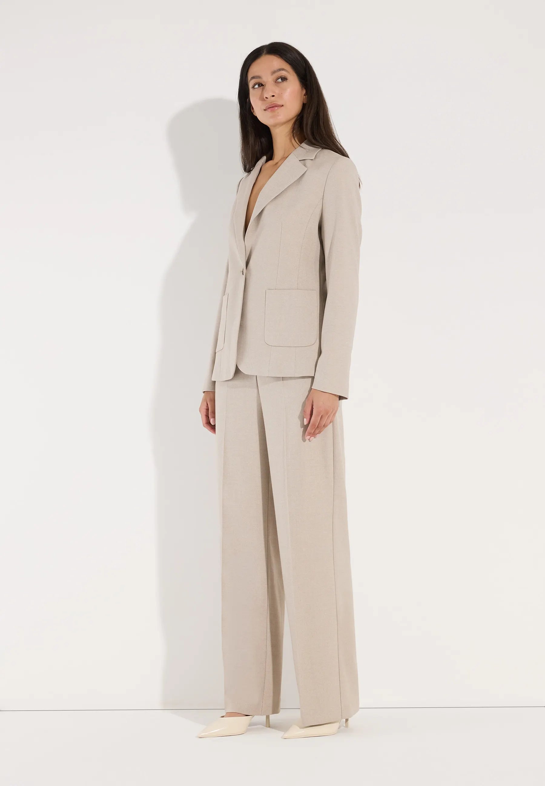 Blazer mit aufgesetzten Taschen