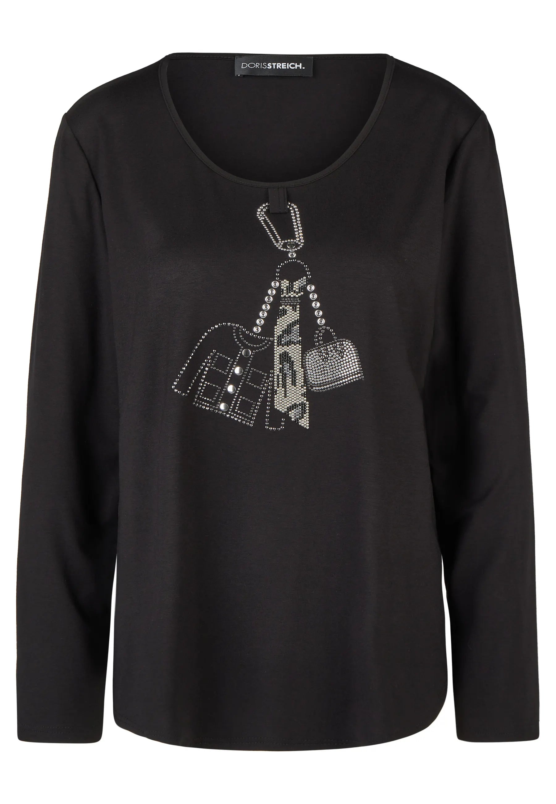 Langarmshirt aus Viskose