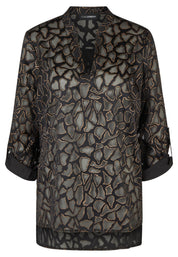 Bluse aus Viskosemix