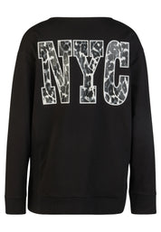 Sweatshirt mit Rückenprint
