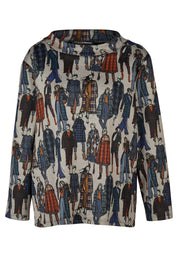 Sweatshirt aus Viskosemix