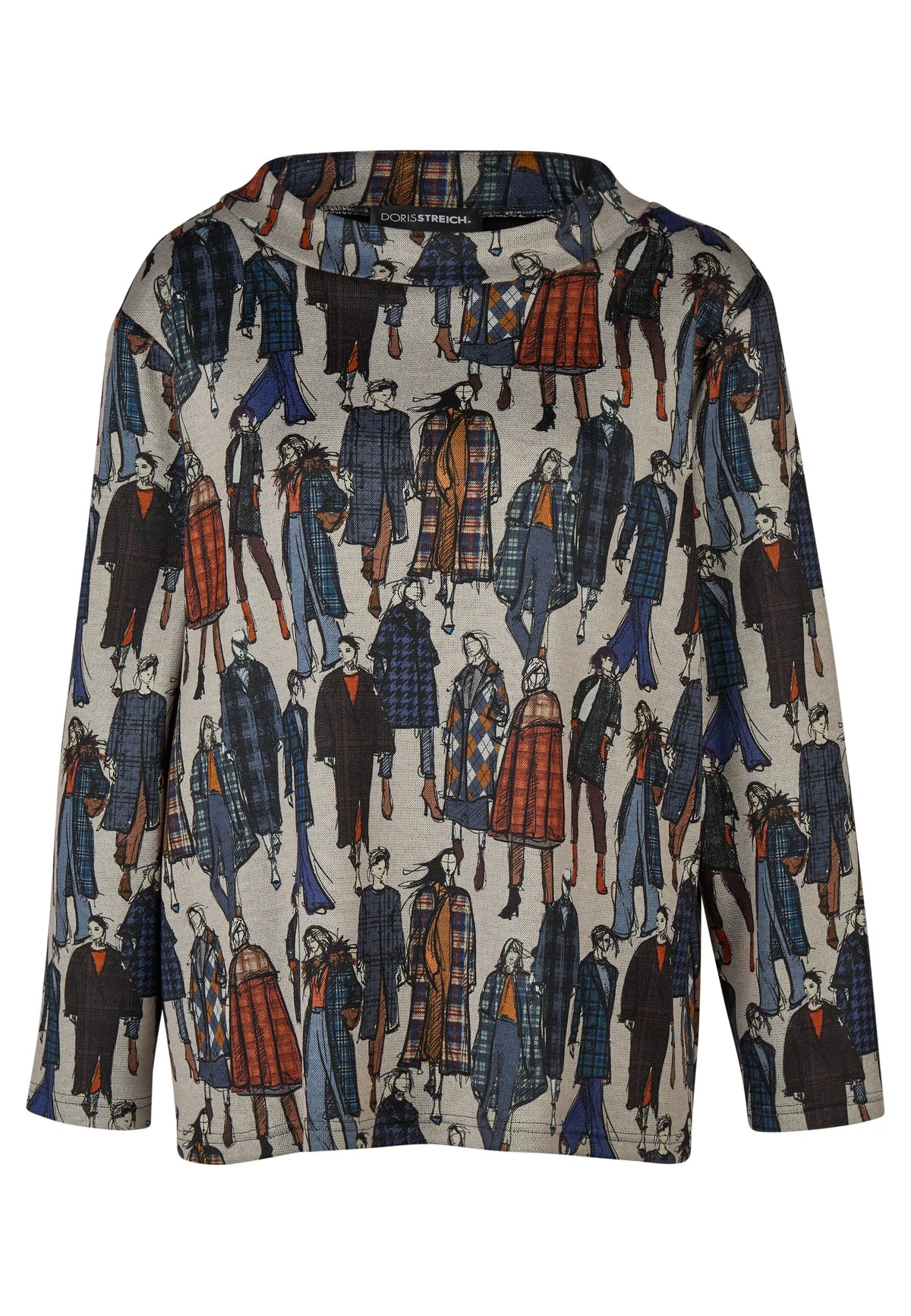 Sweatshirt aus Viskosemix