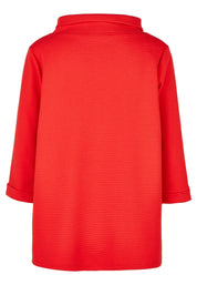 Sweatshirt mit Stehkragen